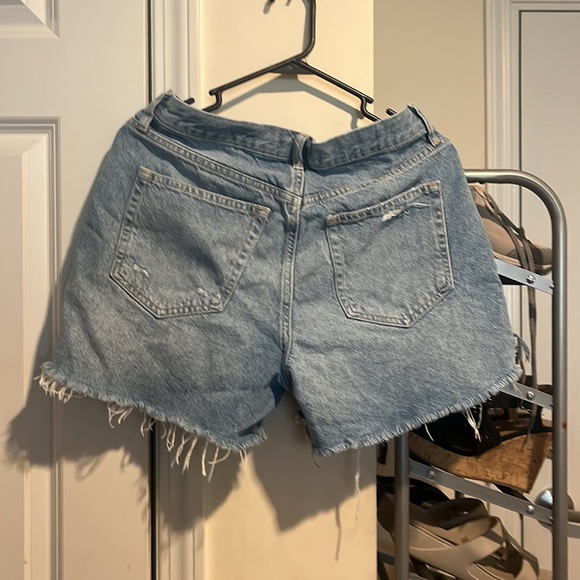 We the Free denim shorts with cutouts. Absolutely gorgeous. They no longer fit. - Picture 2 of 2